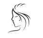 hair-woman-and-face-logo-and-symbols-free-vector